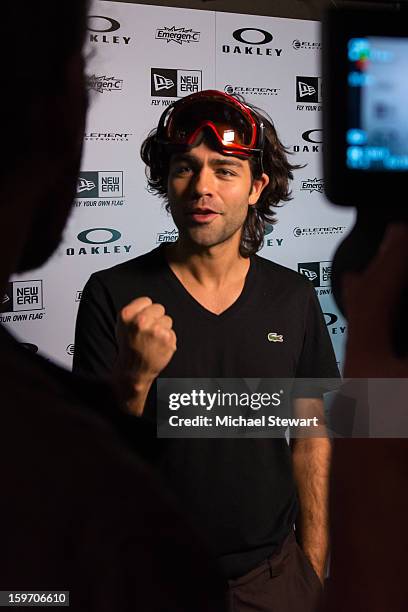 Actor Adrian Grenier attends Oakley Learn To Ride In Collaboration With New Era - Day 1 - 2013 Park City on January 18, 2013 in Park City, Utah.