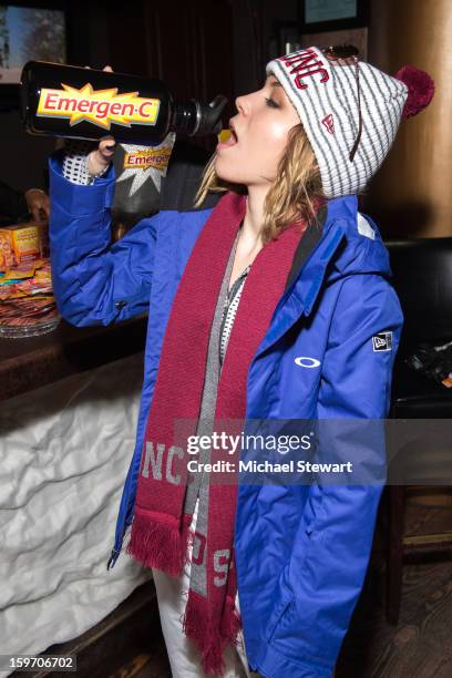 Musician Skylar Grey attends Oakley Learn To Ride In Collaboration With New Era - Day 1 - 2013 Park City on January 18, 2013 in Park City, Utah.