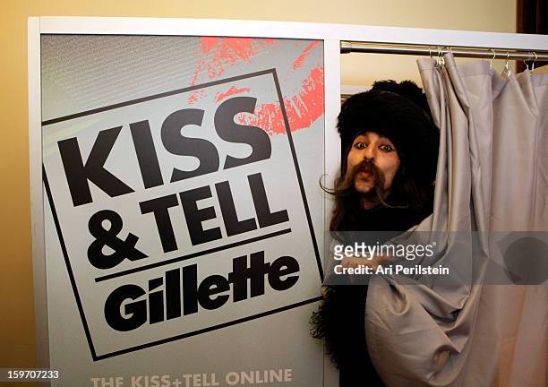 Singer Alexander Antebi attends Day 1 of Gillette Ask Couples at Sundance to "Kiss & Tell" if They Prefer Stubble or Smooth Shaven on January 18,...
