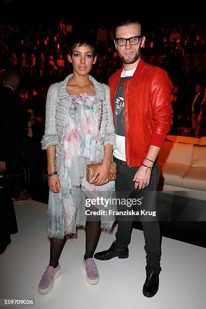 Frida Gold band attends the 'Michalsky Style Nite After Show Party - Mercesdes-Benz Fashion Week Autumn/Winter 2013/14' at Tempodrom on January 18,...