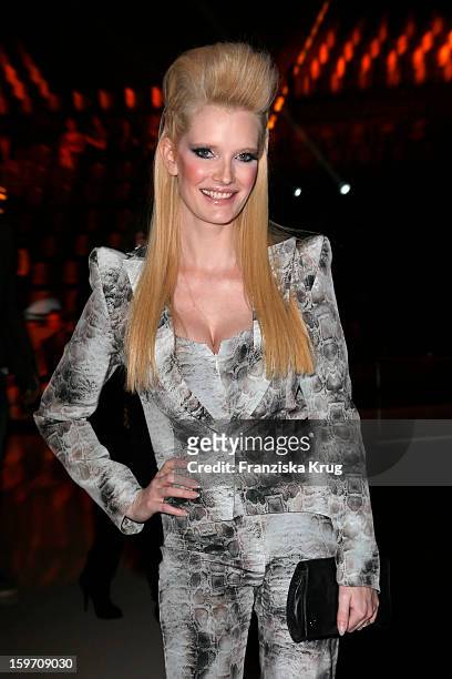Mirja du Mont attends the 'Michalsky Style Nite After Show Party - Mercesdes-Benz Fashion Week Autumn/Winter 2013/14' at Tempodrom on January 18,...