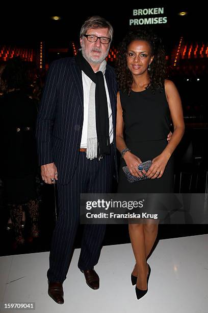 Carlo Rola and Dennenesch Zoude attend the 'Michalsky Style Nite After Show Party - Mercesdes-Benz Fashion Week Autumn/Winter 2013/14' at Tempodrom...