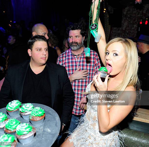 Adult film actress Bree Olson appears at The Act Nightclub at The Palazzo on January 18, 2013 in Las Vegas, Nevada.