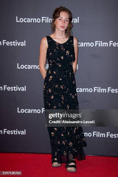 Sarah Brahms attends the red carpet at the 76th Locarno Film Festival on August 06, 2023 in Locarno, Switzerland.