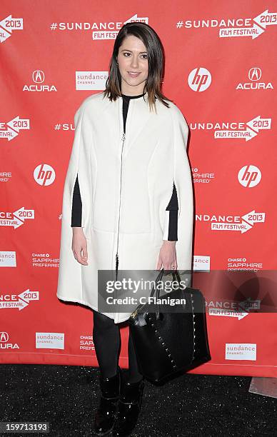 Mary Elizabeth Winstead attends 'The Spectacular Now' premiere at Library Center Theater during the 2013 Sundance Film Festival on January 18, 2013...