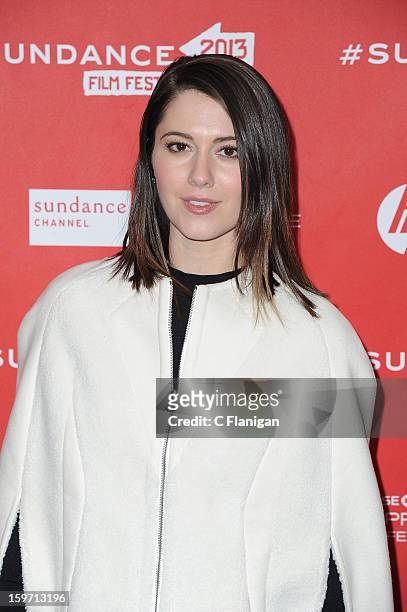 Mary Elizabeth Winstead attends 'The Spectacular Now' premiere at Library Center Theater during the 2013 Sundance Film Festival on January 18, 2013...