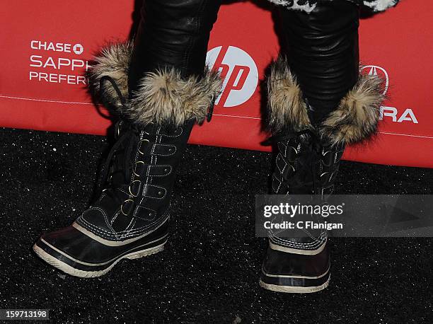 Kaitlyn Dever attends 'The Spectacular Now' premiere at Library Center Theater during the 2013 Sundance Film Festival on January 18, 2013 in Park...