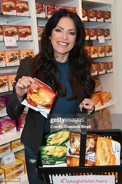 Christine Neubauer Opens Weight Watcher Center on January 19, 2013 in Munich, Germany.