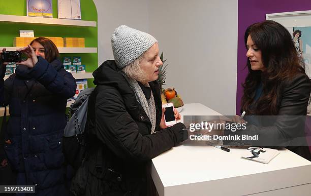 Christine Neubauer Opens Weight Watcher Center on January 19, 2013 in Munich, Germany.