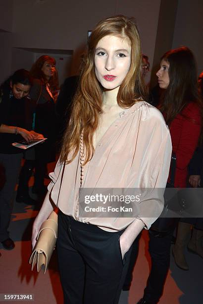 Agathe Bonitzer attends 'Les Lumieres 2013' Cinema Awards 18th Ceremony at La Gaite Lyrique on January 18, 2013 in Paris, France.