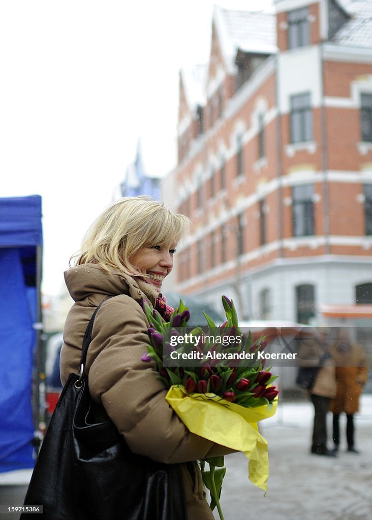 Doris Schroeder-Koepf Campaigns In Lower Saxony Elections