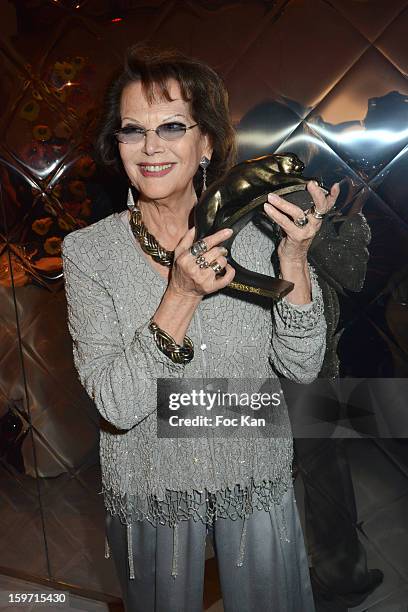 Claudia Cardinale attends 'Les Lumieres 2013' Cinema Awards 18th Ceremony at La Gaite Lyrique on January 18, 2013 in Paris, France.