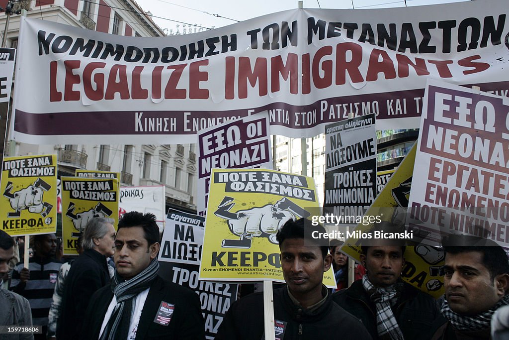 Immigrant Fatal Stabbing Prompts Community Anti-Racism Protests In Athens