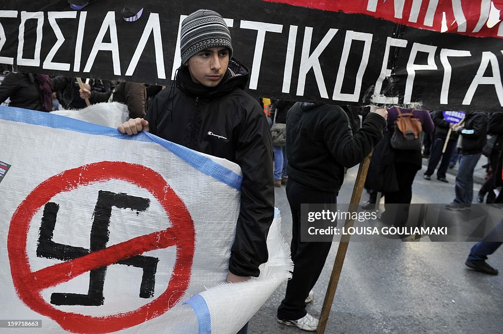 GREECE-RACISM-PROTEST