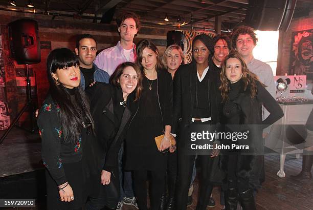 Abteen Bagheri, guest, Emily Kai Bock, Brooke De Dard Smith and Bob Harlow attend the Nokia Music, Spin Sundance Channel and SomeSuch & Co Present...