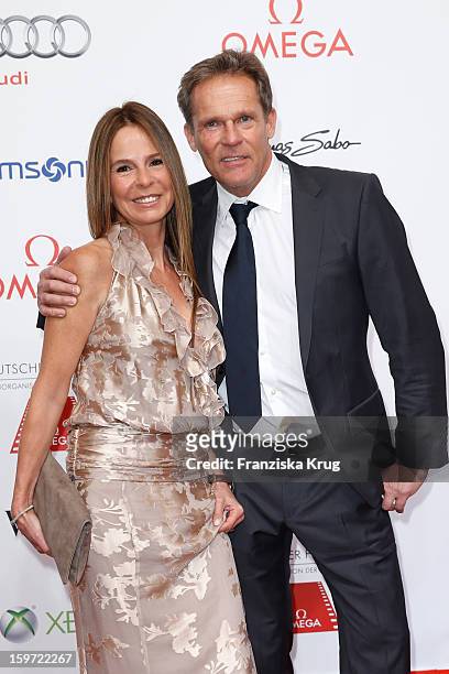 Christian Tramitz and his wife Anette Tramitz attend the Germany Filmball 2013 on January 19, 2013 in Munich, Germany.