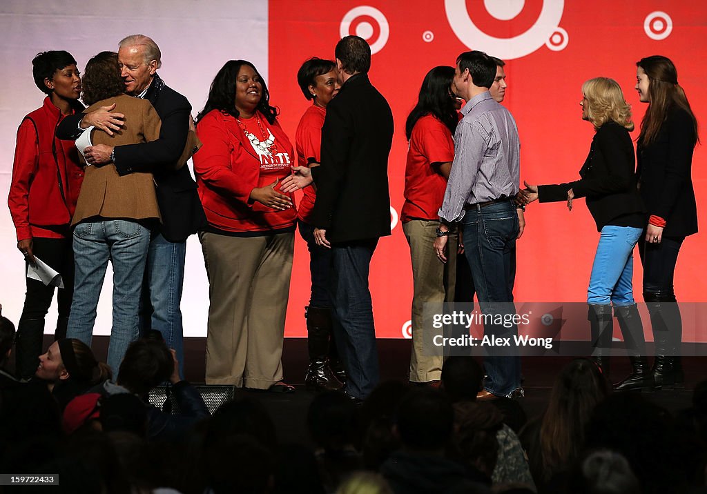 Biden, Volunteers Participate In National Day Of Service