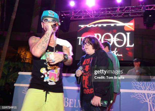 3 Loco Rappers 13 The Hip Hop Group Three Loco Performed At The Pool After Dark Stock ...