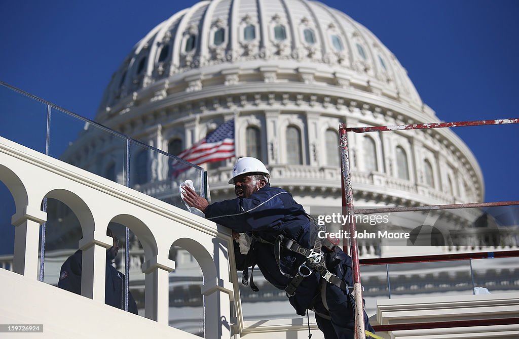 Washington DC Prepares For Presidential Inauguration