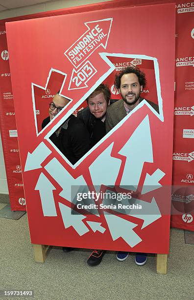 Director of the Sundance Film Festival John Cooper, screenwriter Ben York Jones and filmmaker Drake Doremus attend the "Breathe In" premiere at...