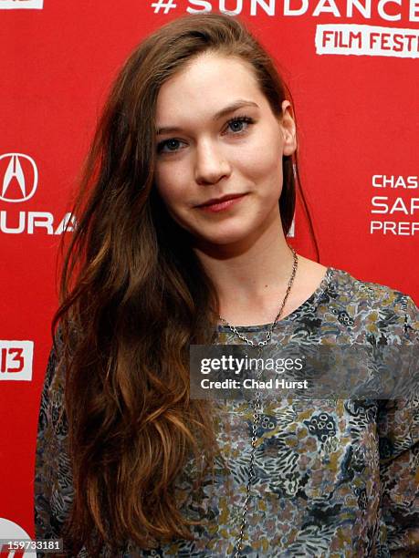 Kim Taylor attends "I Used To Be Darker" Premiere during the 2013 Sundance Film Festival at Yarrow Hotel Theater on January 19, 2013 in Park City,...