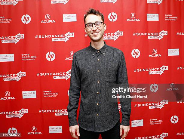 Matt Porterfield attends "I Used To Be Darker" Premiere during the 2013 Sundance Film Festival at Yarrow Hotel Theater on January 19, 2013 in Park...