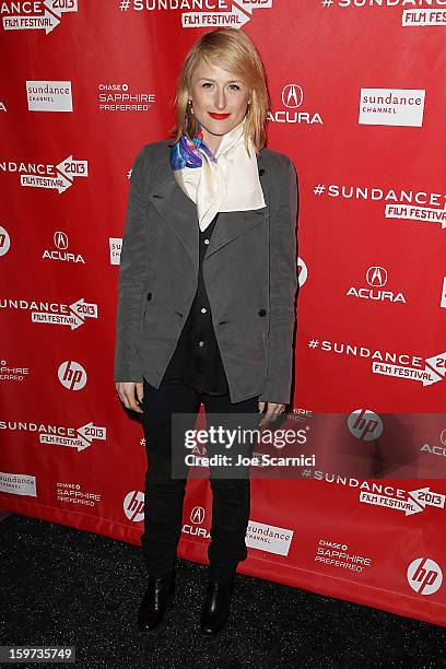 Mamie Gummer arrives at "The Lifeguard" Premiere - 2013 Sundance Film Festival at Library Center Theater on January 19, 2013 in Park City, Utah.