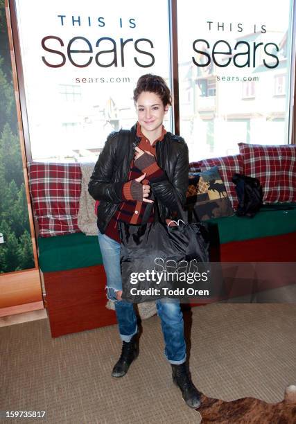 Actress Shailene Woodley attends Day 2 of Sears Shop Your Way Digital Recharge Lounge on January 19, 2013 in Park City, Utah.