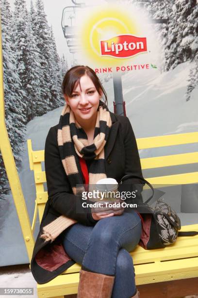 Actress Erin Darke attends Day 2 of Sears Shop Your Way Digital Recharge Lounge on January 19, 2013 in Park City, Utah.