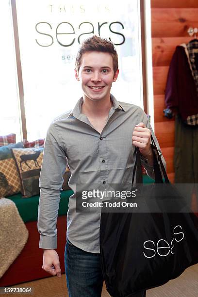 Actor Tyler Ross attends Day 2 of Sears Shop Your Way Digital Recharge Lounge on January 19, 2013 in Park City, Utah.