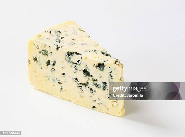 blue cheese - blauschimmelkäse stock-fotos und bilder