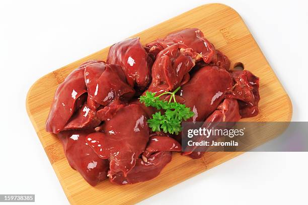 chicken liver - liver offal stock pictures, royalty-free photos & images