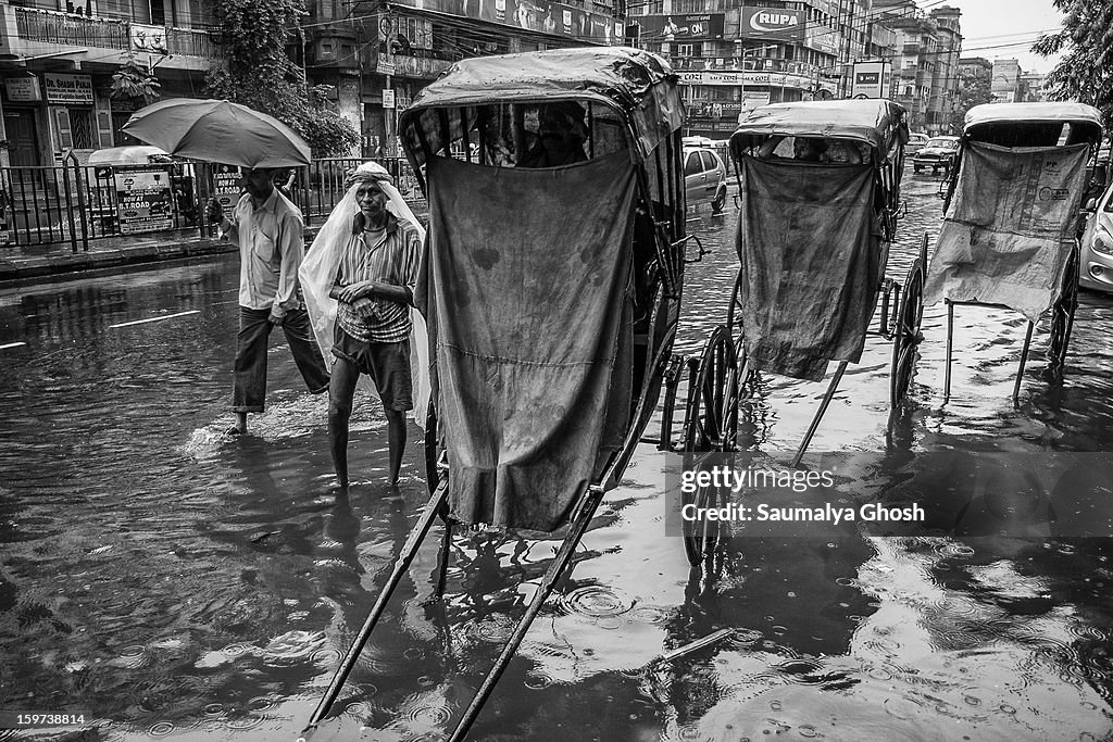 Waterlogging during monsoon in kolkata