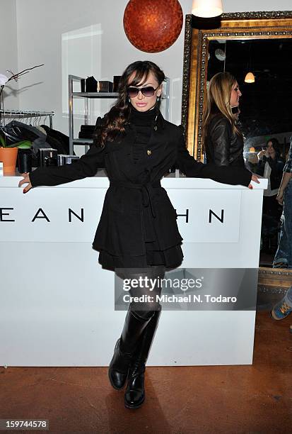 Karina Smirnoff attends the TR Suites Daytime Lounge - Day 2 on January 19, 2013 in Park City, Utah.