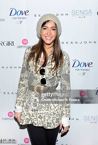 Kate Voegele attends the TR Suites Daytime Lounge - Day 2 on January 19, 2013 in Park City, Utah.