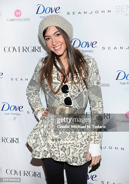 Kate Voegele attends the TR Suites Daytime Lounge - Day 2 on January 19, 2013 in Park City, Utah.