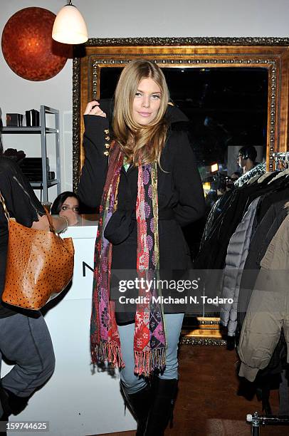 Annalynne Mccord attends the TR Suites Daytime Lounge - Day 2 on January 19, 2013 in Park City, Utah.