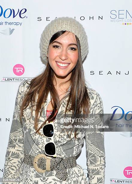 Kate Voegele attends the TR Suites Daytime Lounge - Day 2 on January 19, 2013 in Park City, Utah.