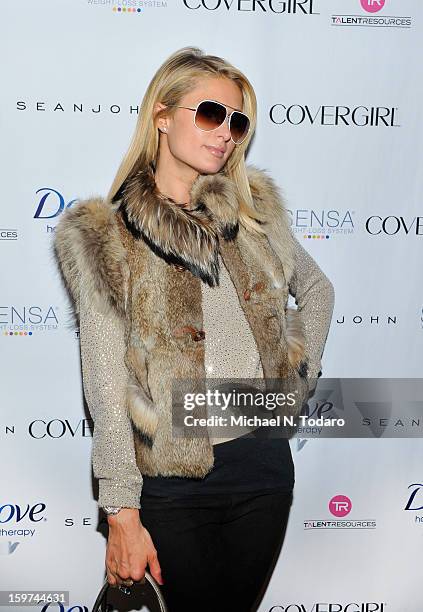 Paris Hilton attends the TR Suites Daytime Lounge - Day 2 on January 19, 2013 in Park City, Utah.