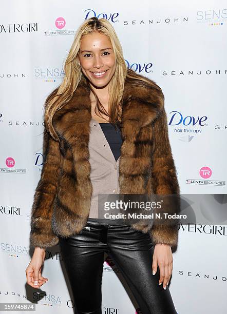 Rebecca Da Costa attends the TR Suites Daytime Lounge - Day 2 on January 19, 2013 in Park City, Utah.