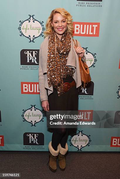 Actress Katherine Heigl attends Day 2 of the Kari Feinstein Style Lounge on January 19, 2013 in Park City, Utah.