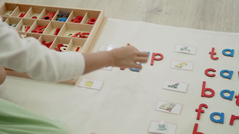 Using Moveable Alphabet 216 Preschoolers Alphabet Stock Videos, Footage, & 4K Video Clips ...