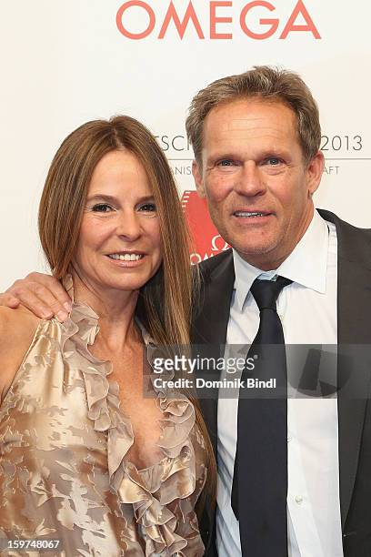 Anette Tramitz and Christian Tramitz attend the Germany Filmball 2013 at Hotel Bayerischer Hof on January 19, 2013 in Munich, Germany.