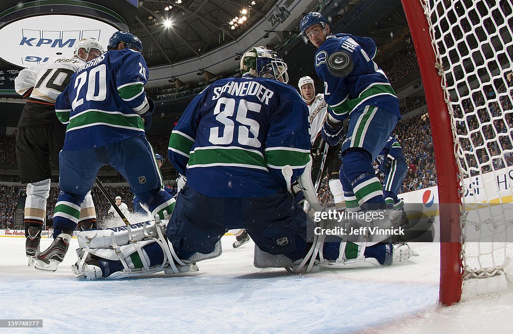 Anaheim Ducks v Vancouver Canucks