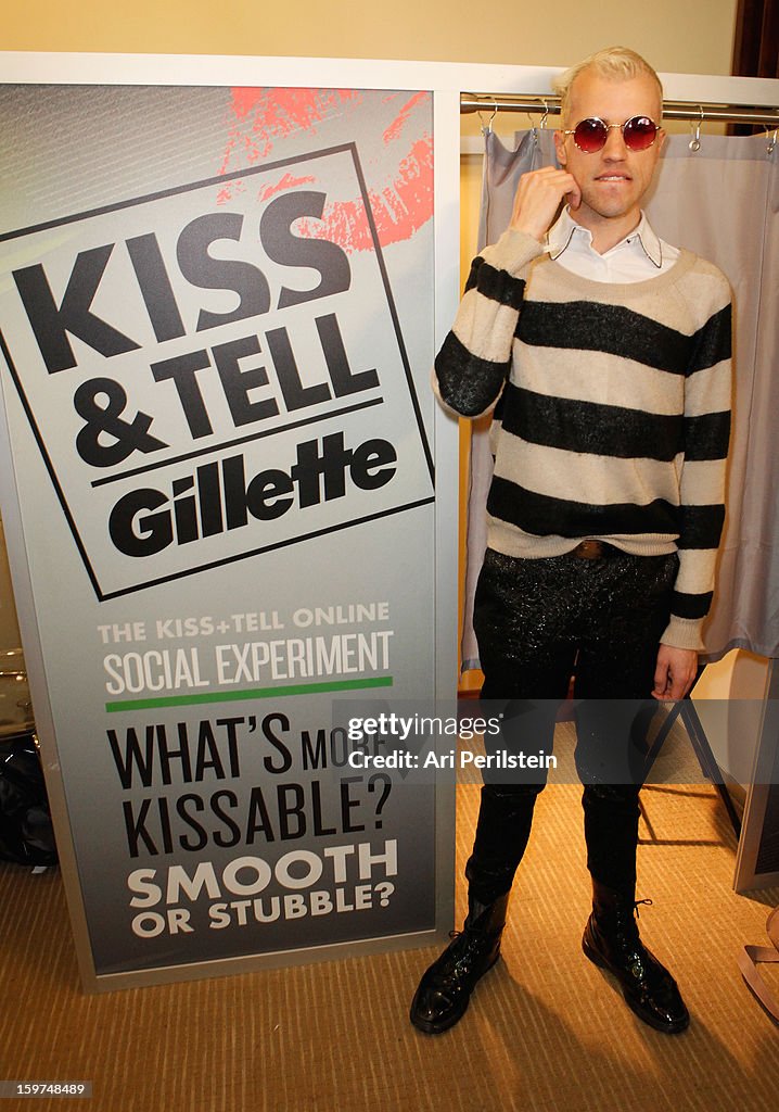Gillette Ask Couples At Sundance To "Kiss & Tell" If They Prefer Stubble Or Smooth Shaven - Day 2 - 2013 Park City
