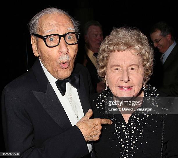 Personality Dr. George Fischbeck and wife Susanne attend the Radio & Television News Association of Southern California's 63rd Annual Golden Mike...