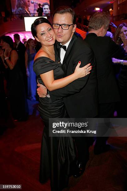 Jaqueline Boeller and Torsten Koch attend the Germany Filmball 2013 on January 19, 2013 in Munich, Germany.