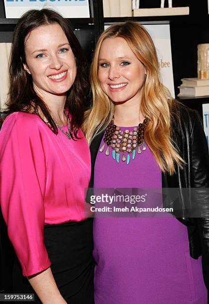Director Liz W. Garcia and actress Kristen Bell attend 'The Lifeguard' after party on January 19, 2013 in Park City, Utah.