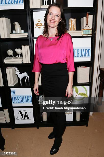 Director Liz W. Garcia attends 'The Lifeguard' after party on January 19, 2013 in Park City, Utah.