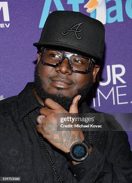 Rapper T-Pain attends the Inaugural Youth Ball hosted by OurTime.org at Donald W. Reynolds Center on January 19, 2013 in Washington, United States.